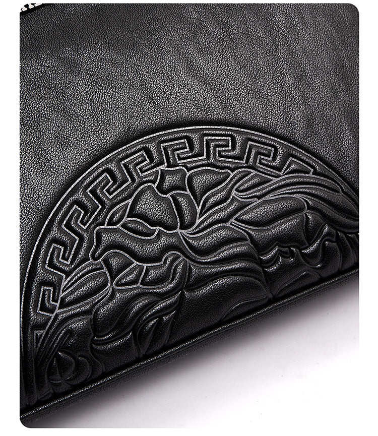 Men's Fashion Personalized Leather Messenger Bag