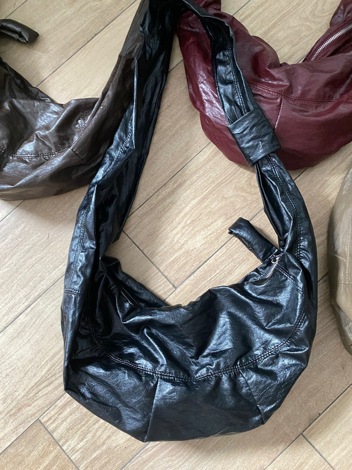 dumpling retro lazy shoulder messenger bag