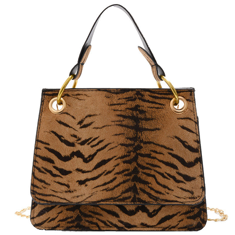 High Sense Fashion Trendy Net Red Leopard Print Handbag