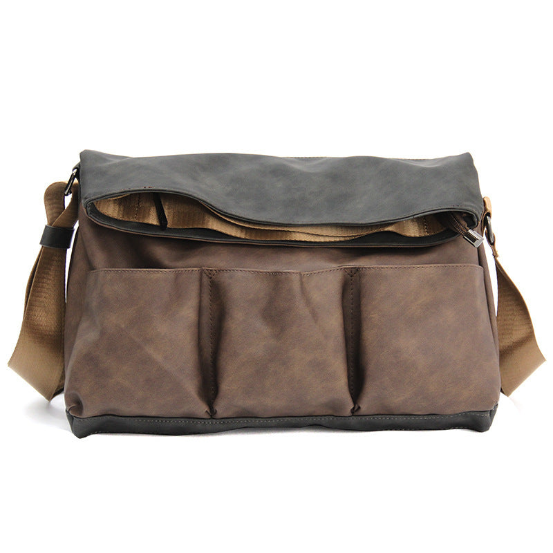 mens shoulder messenger bag outdoor gym bag for traveling