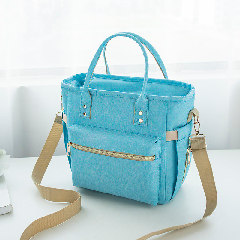 portable zipper convenient oxford cloth multifunctional bento thermal insulated lunch bag