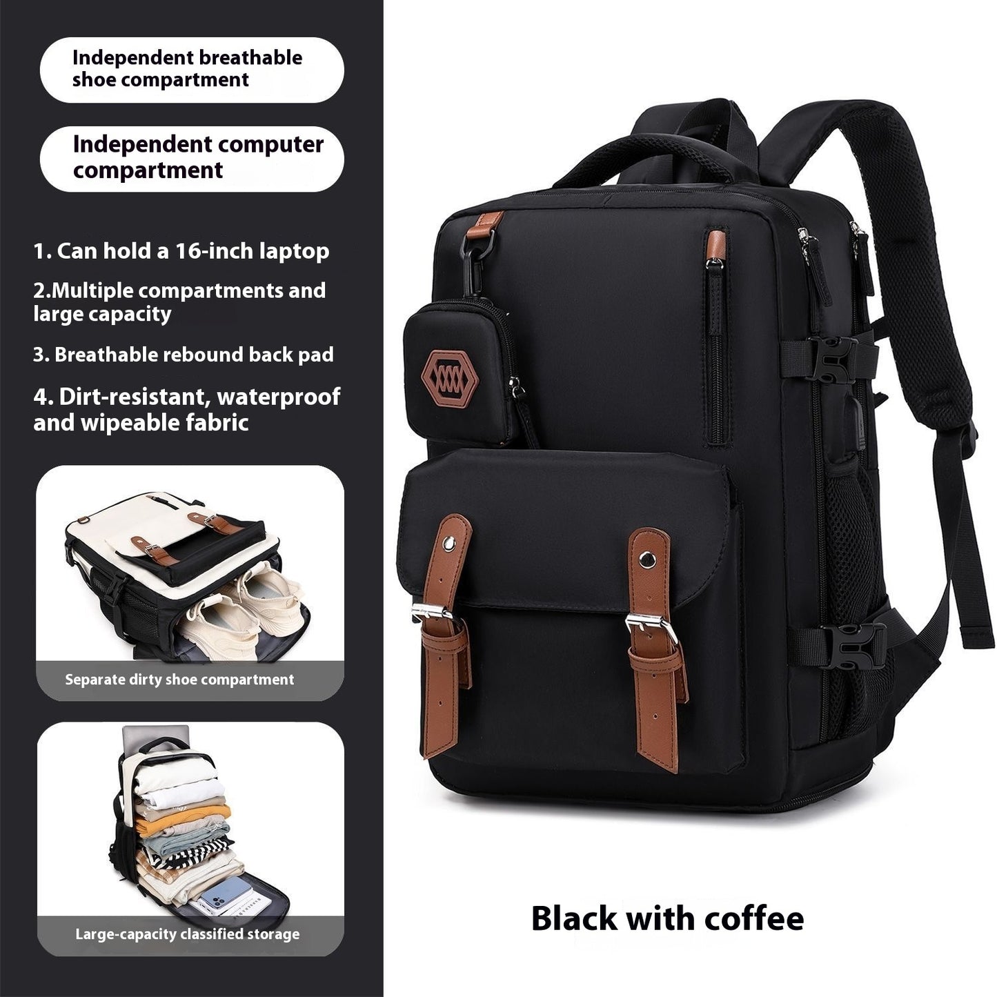 Universal Large Capacity Schoolbag Travel Campus