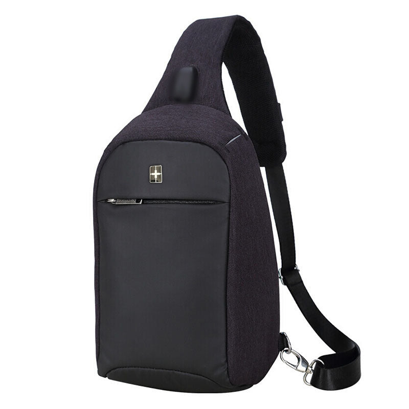 Men's Casual USB Charging Fashion Cross Bag