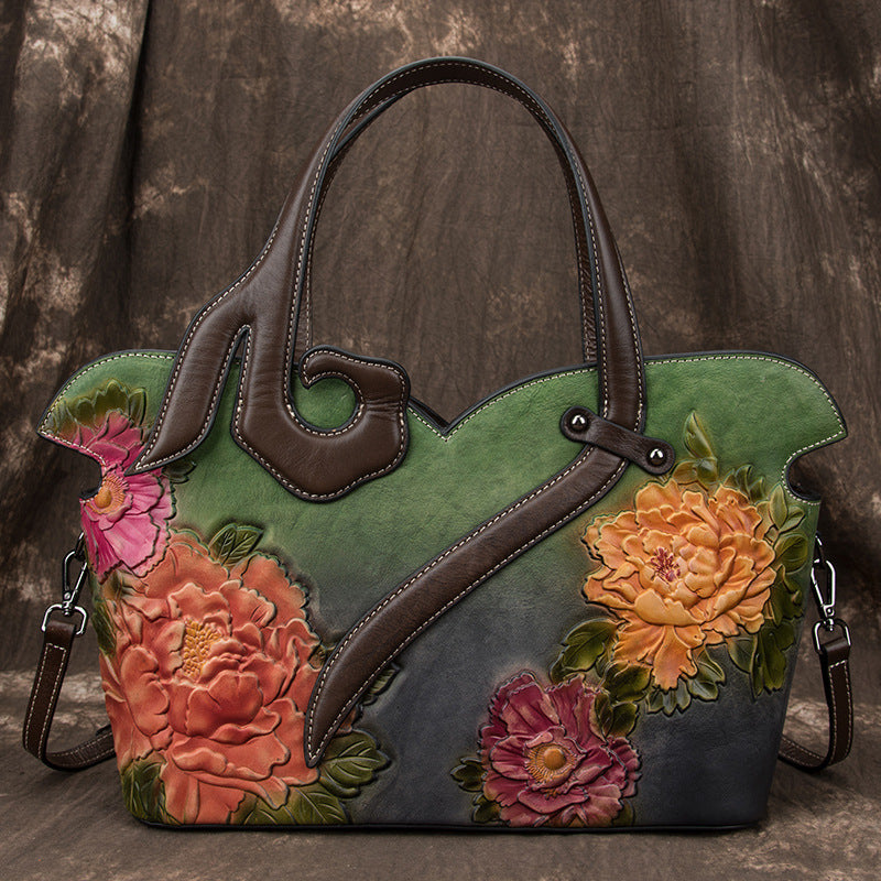 Vintage handmade crossbody bag