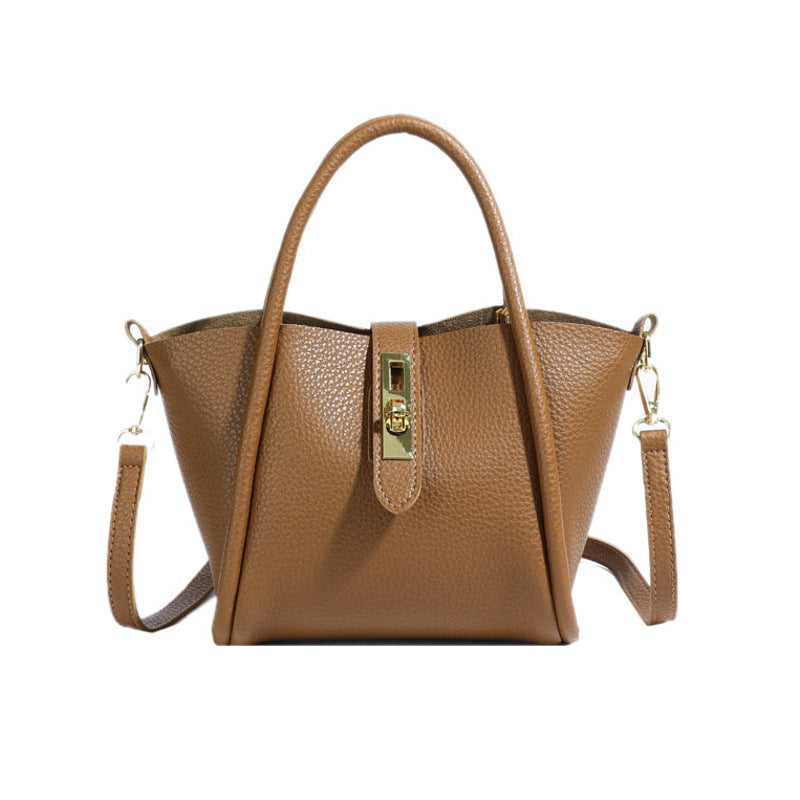 portable bucket shoulder crossbody underarm bag