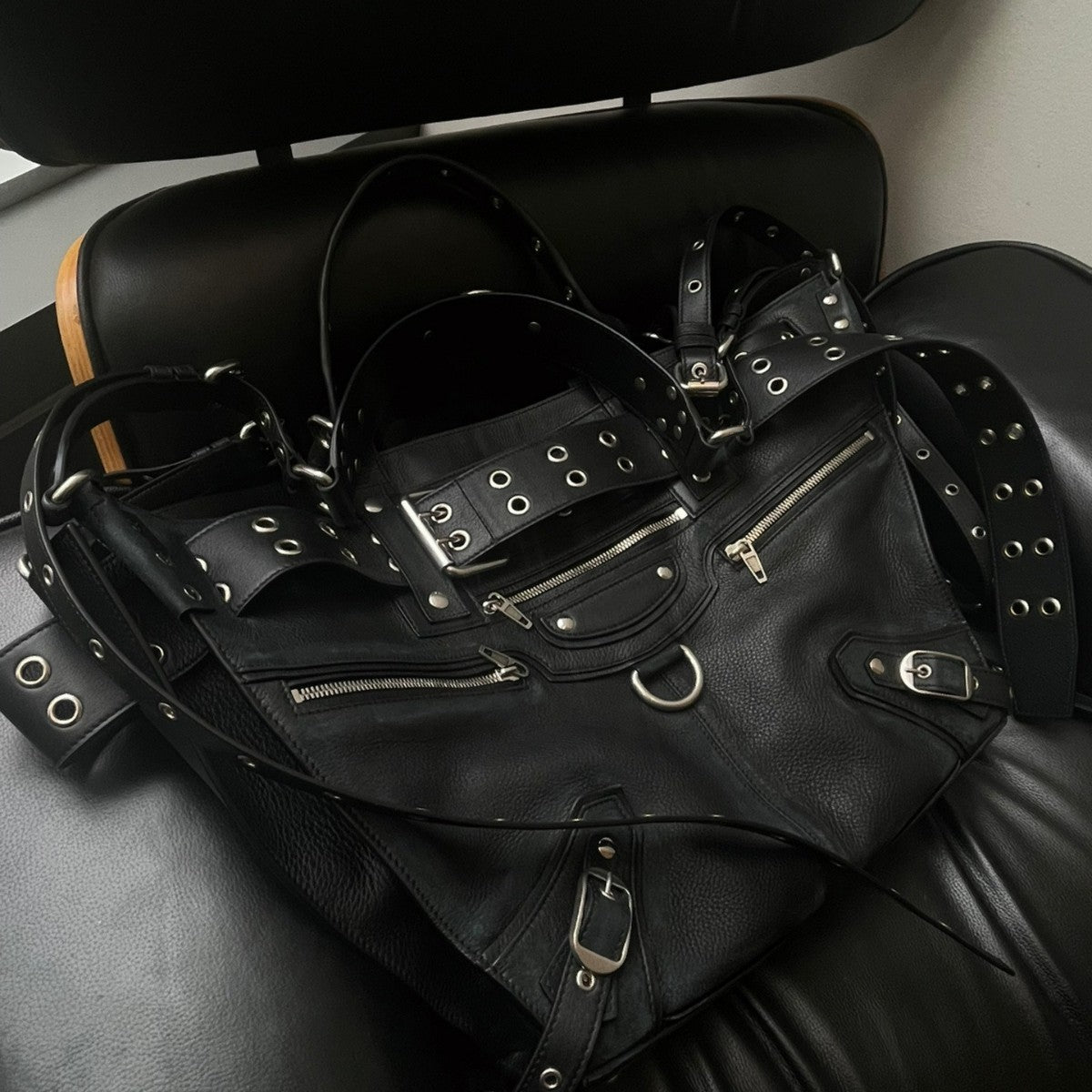 heavy-industry-niche-texture-commuting-large-capacity-totes