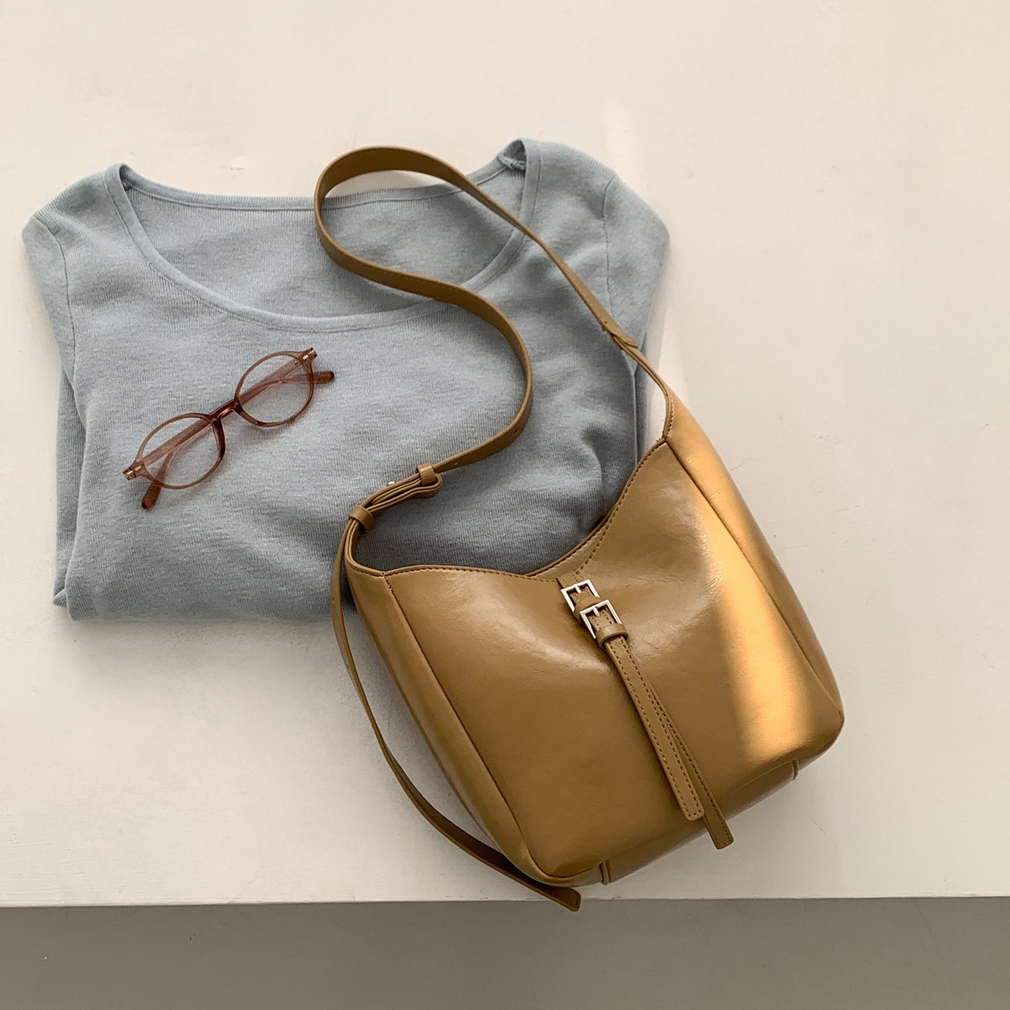 Korean-style Simple And Fashionable Womens Shoulder Bag