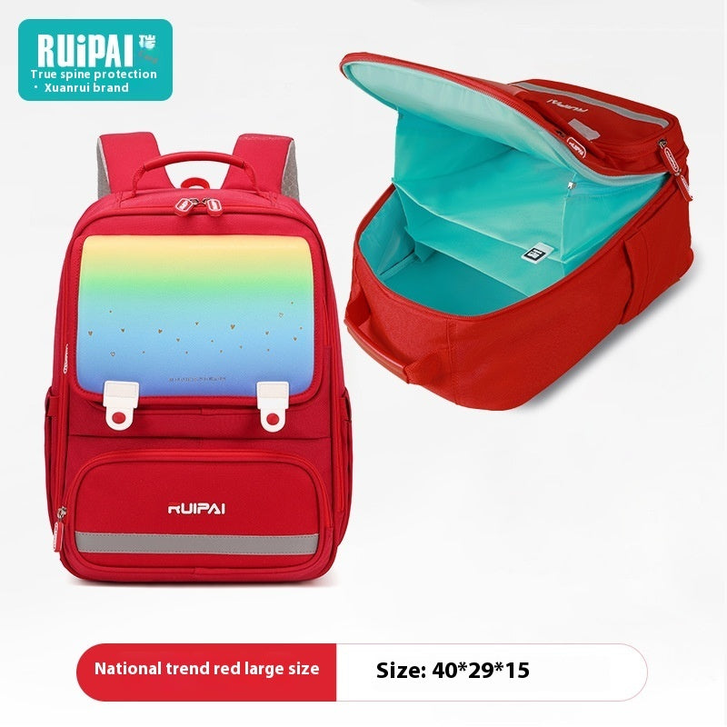 Primary School Student Schoolbag Burden Reduction Spine Protection
