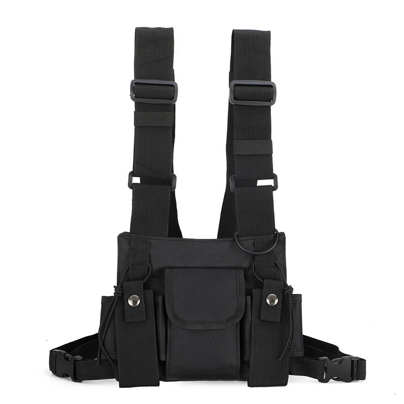 Hong Kong Style Ins Tactical Bag Hip Hop Vest Chest Bag