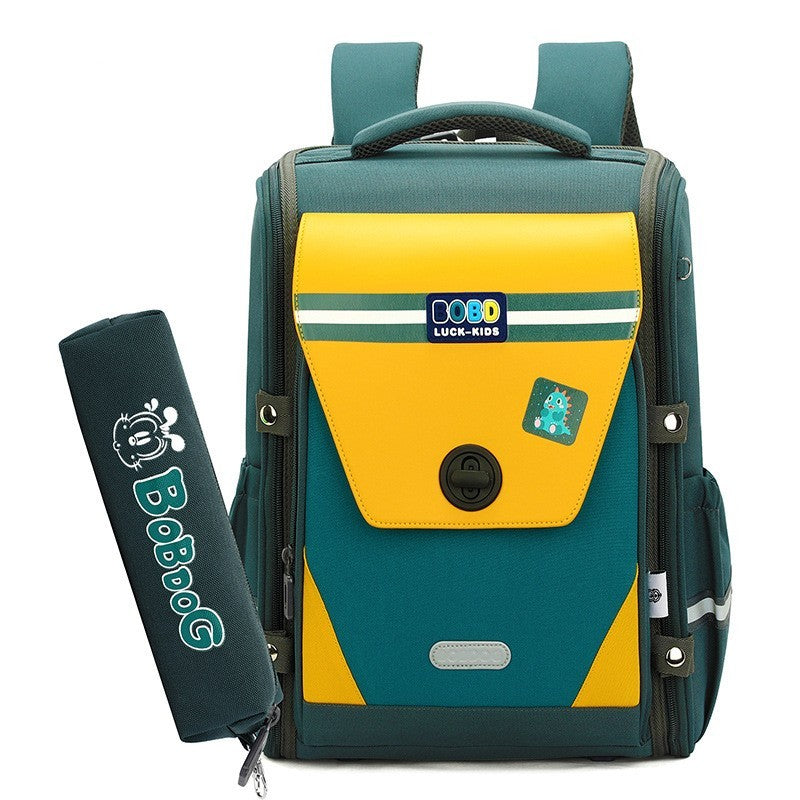 Children's Schoolbag Primary School Spine Protection Burden Reduction