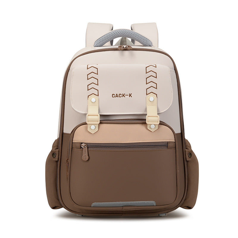 large capacity burden reduction cartoon breathable lightweight childrens backpack