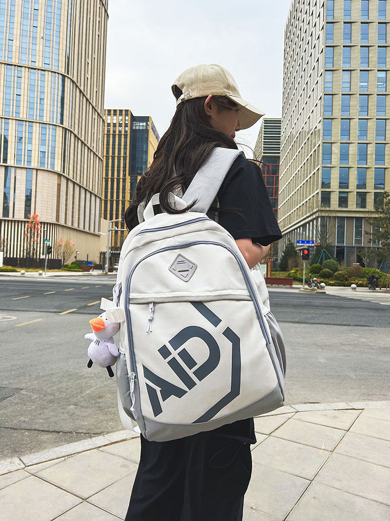street trend small casual backpack bag portable all match schoolbag