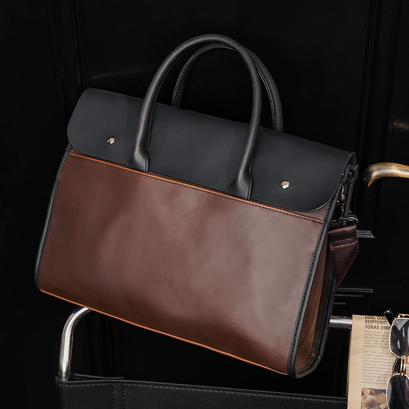 one shoulder new large capacity korean style portable briefcase shoulder bag
