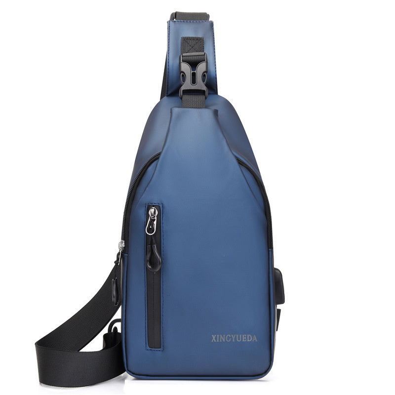 mens chest bag casual backpack sports function oblique shoulder fashion tactical single crossbody