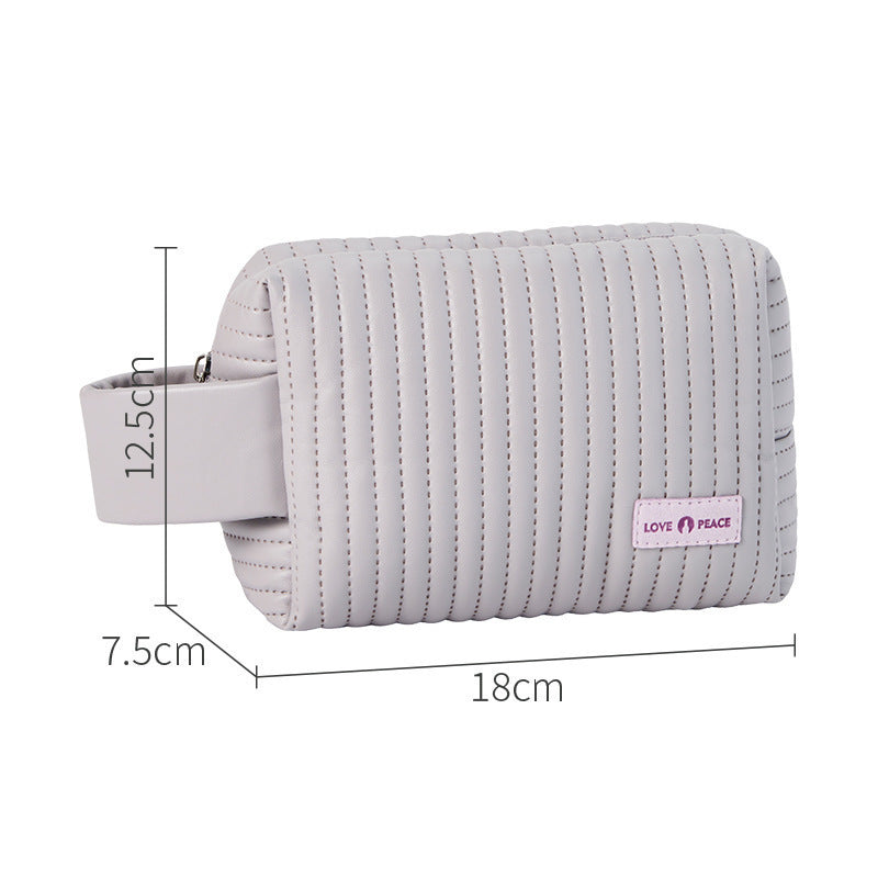 anti fouling portable large capacity makeup storage bag