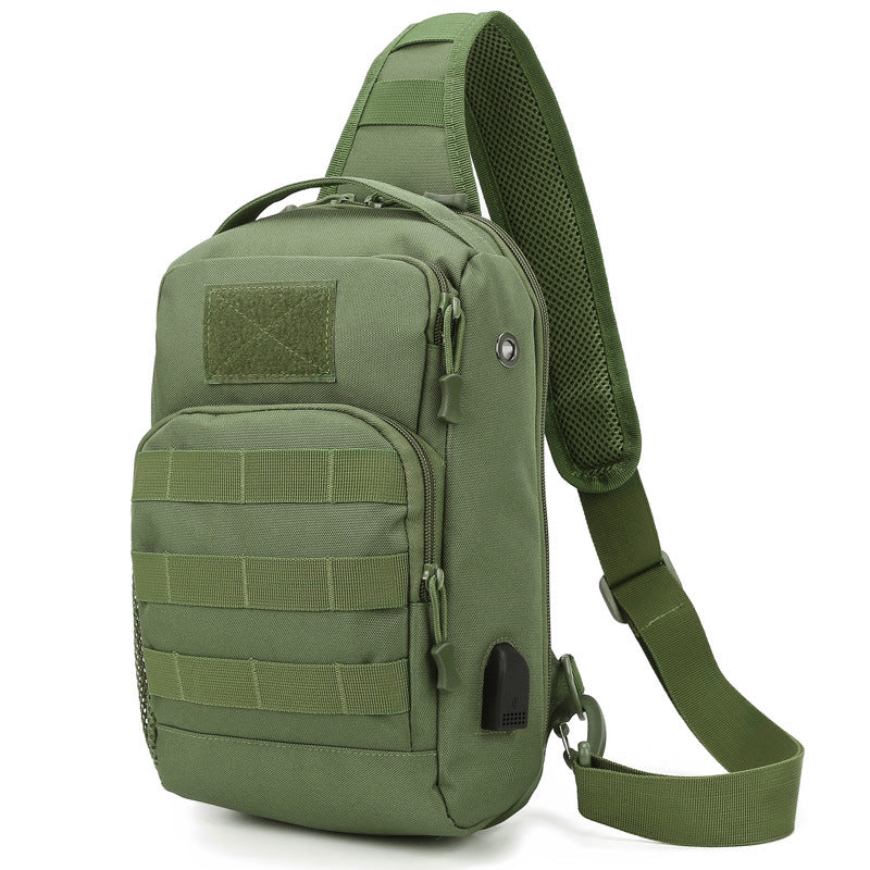 outdoor lure camouflage large capacity multi functional mens shoulder crossbody tactical chest bag
