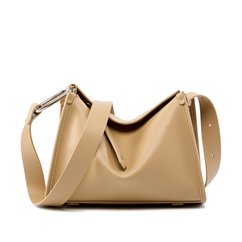 new large capacity crossbody high sense ladies shoulder leather women bag