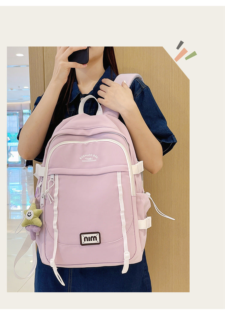 good looking schoolbag female college student niche