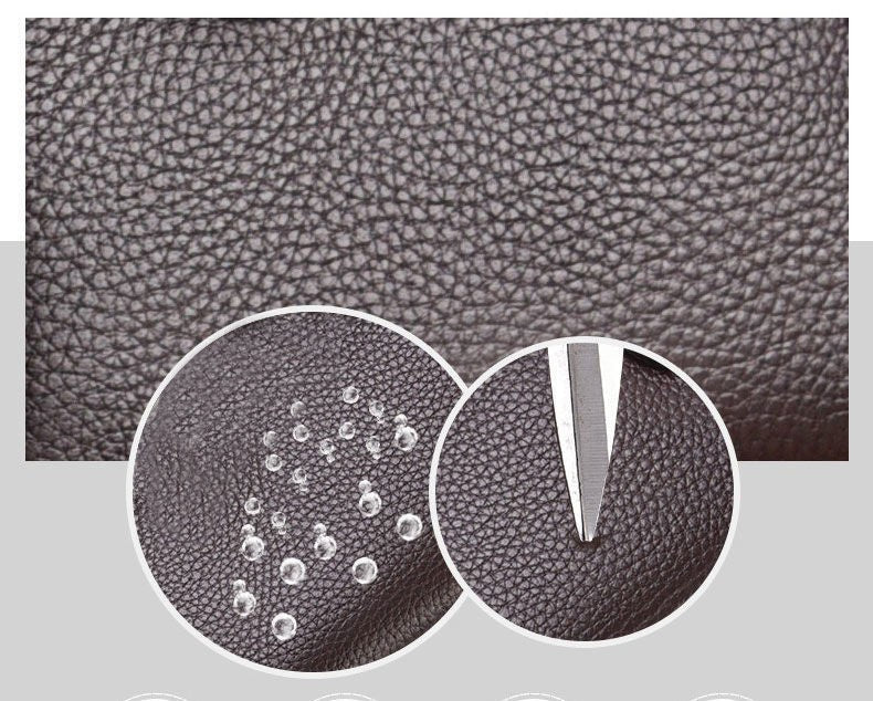 leather waist bag mens slung multifunctional waterproof