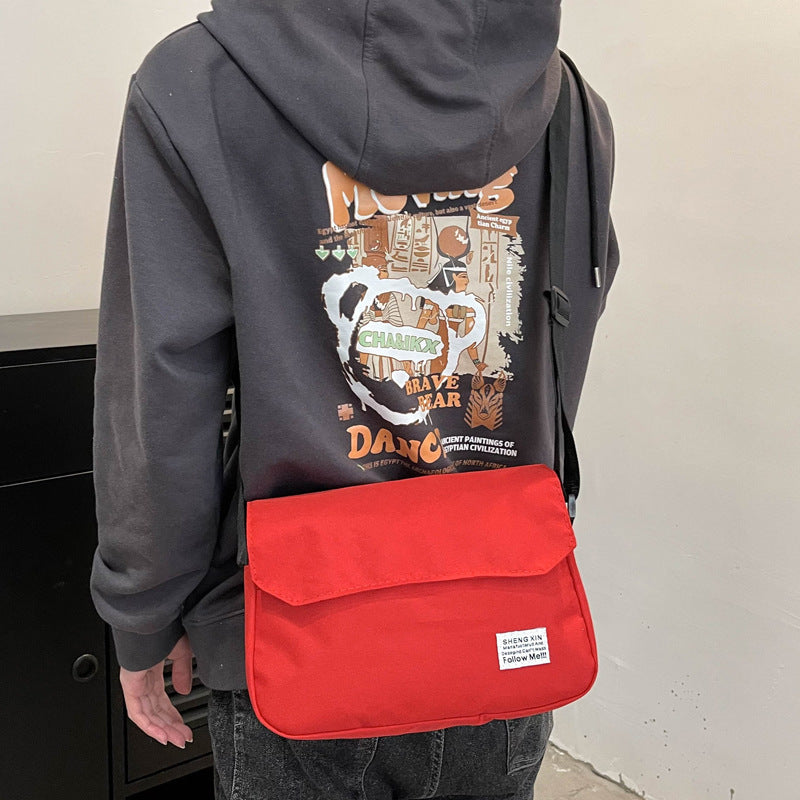 ins messenger bags women men crossbody shoulder bag casual couple small flap bag