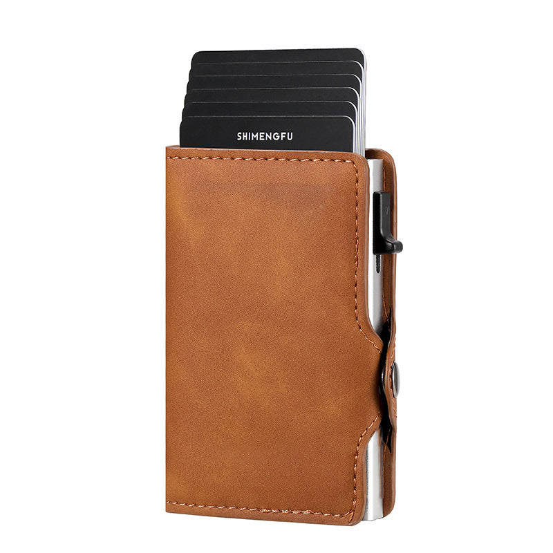 mens retro aluminum alloy card package