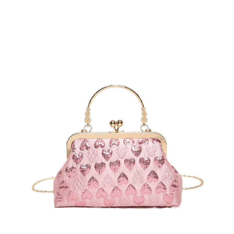 all match love hand held crossbody small square bag
