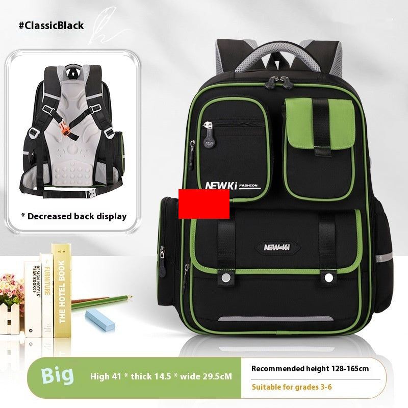 Children's Spine Protection Good-looking Multi-compartment Burden Reduction Schoolbag