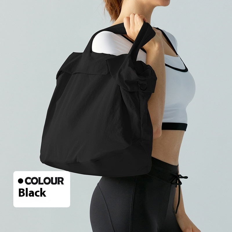large capacity portable sports gym womens casual yoga shoulder bag