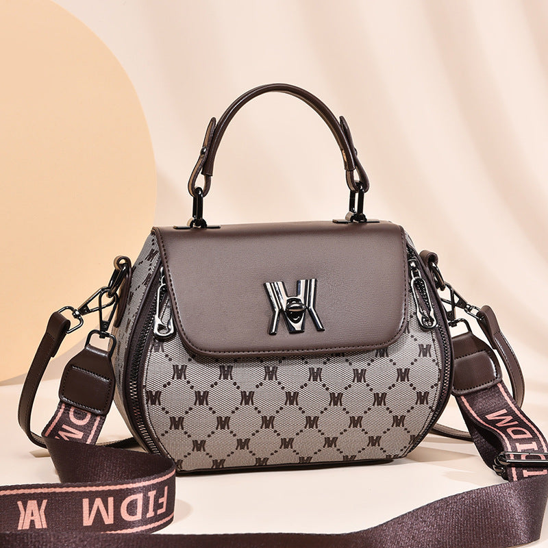 simple shoulder messenger bag trendy large capacity handbag