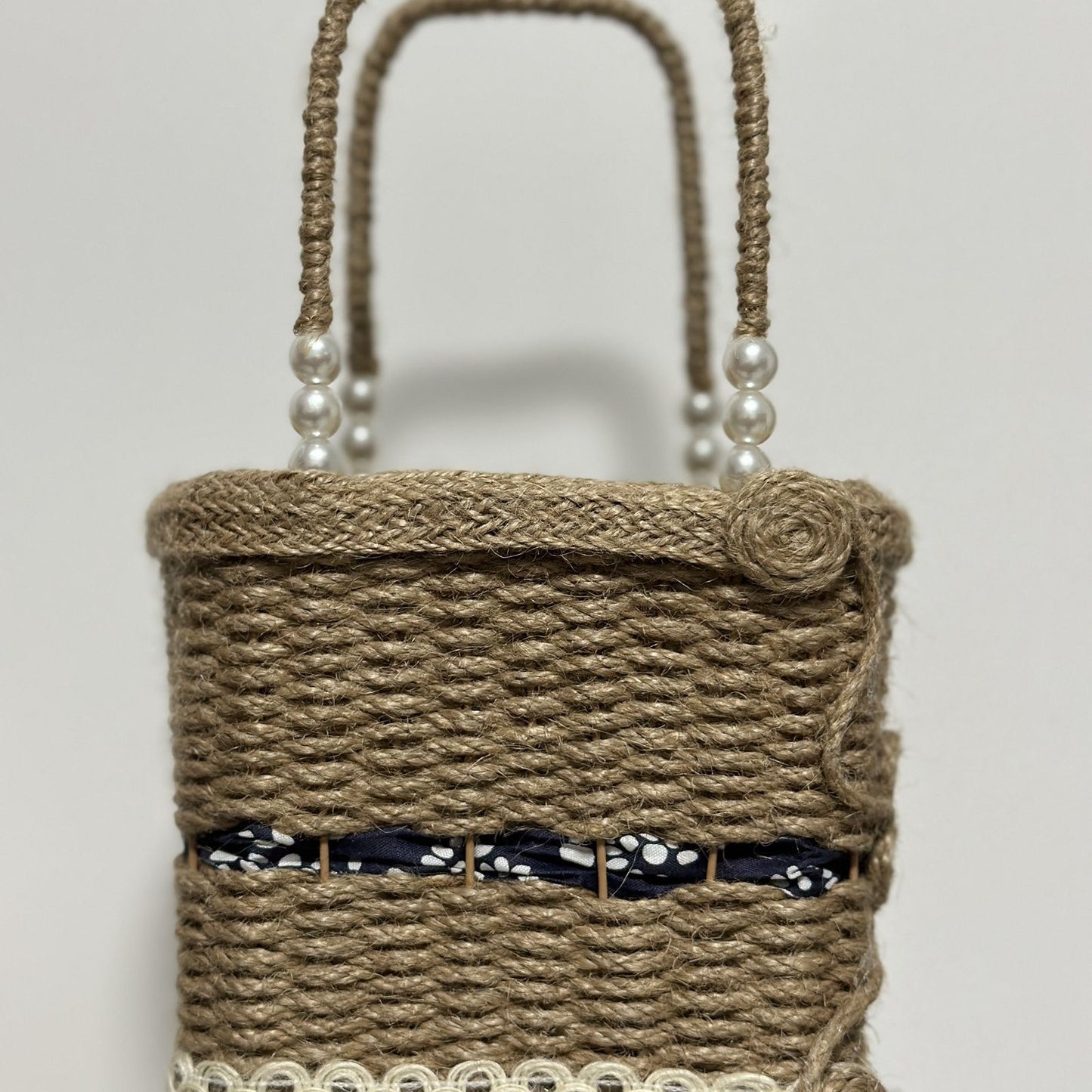 hemp rope handbag material bag