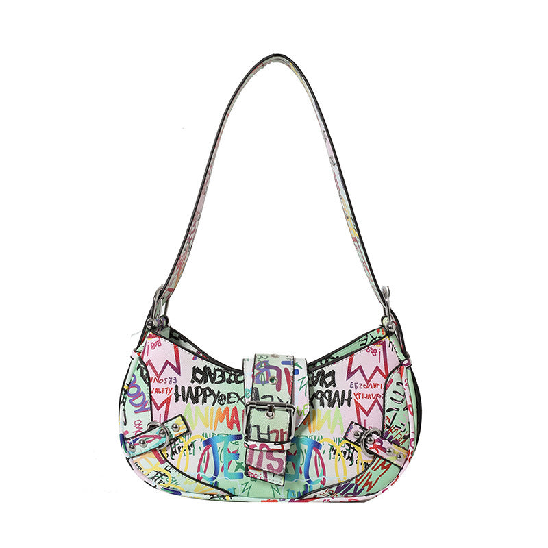 underarm bag fashion letter shoulder messenger bag