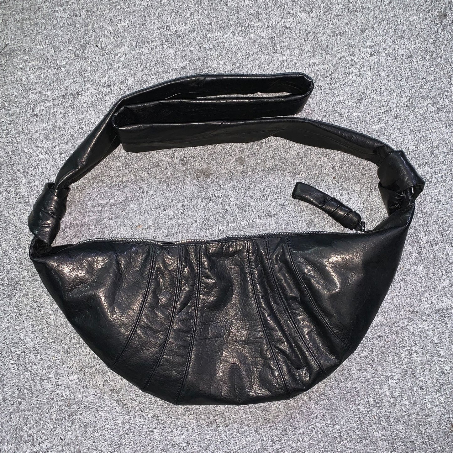 sheepskin dumpling bag fashion genuine leather niche daily shoulder crossbody