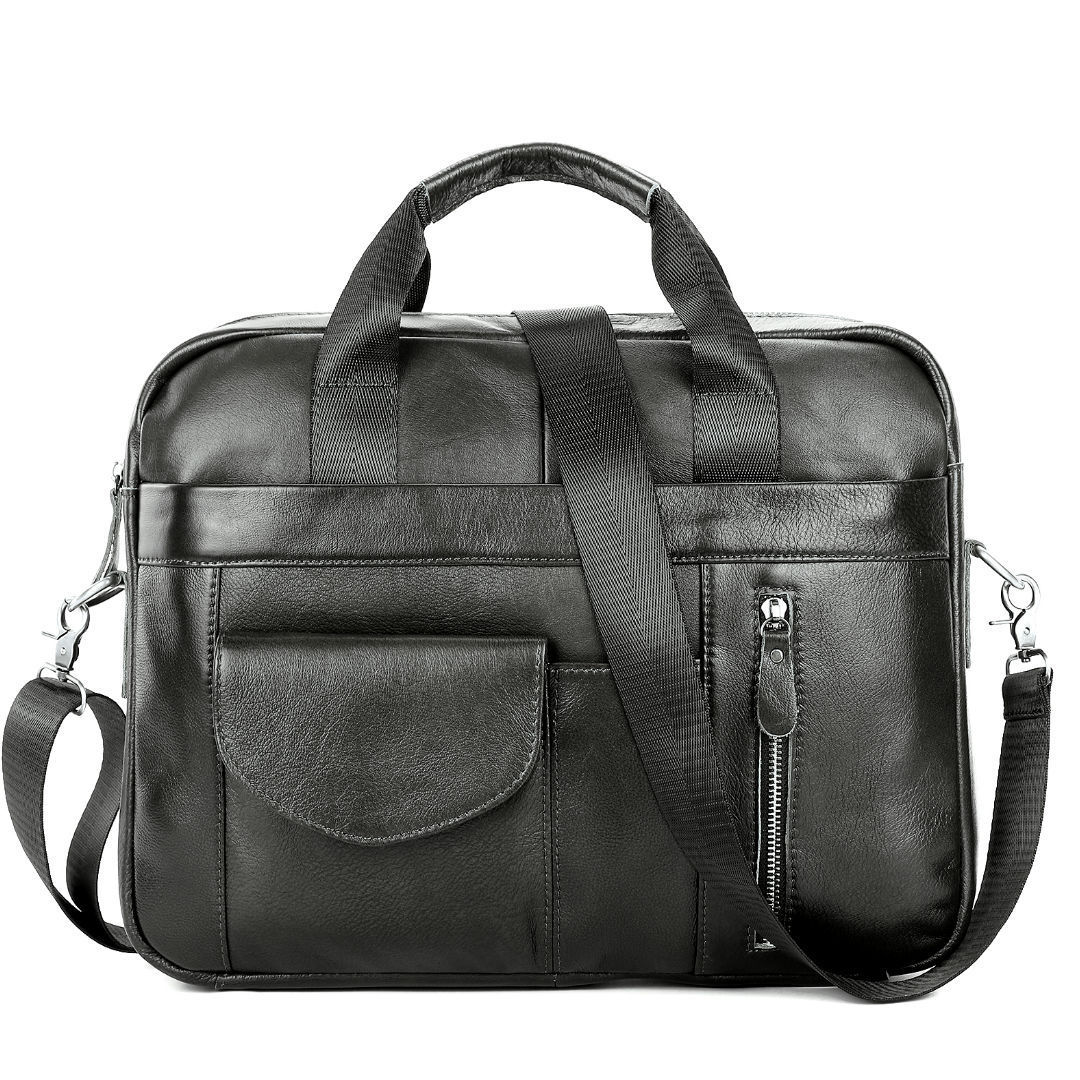 mens portable one shoulder cross body briefcase