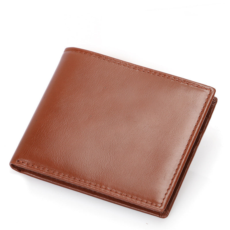 mens wallet made of crazy horse leather