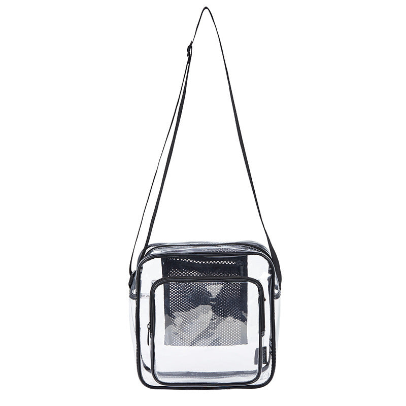 Fashion Transparent Jelly Bag Summer Portable Diagonal One-shoulder Beach Bag