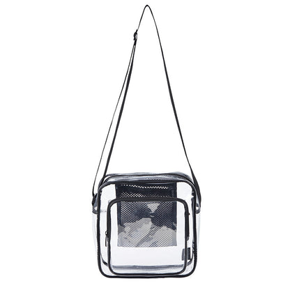 Fashion Transparent Jelly Bag Summer Portable Diagonal One-shoulder Beach Bag