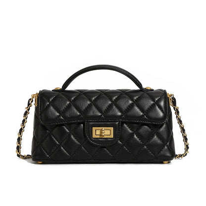 Light Luxury Fashion Womens Genuine Leather Shoulder Crossbody Bag