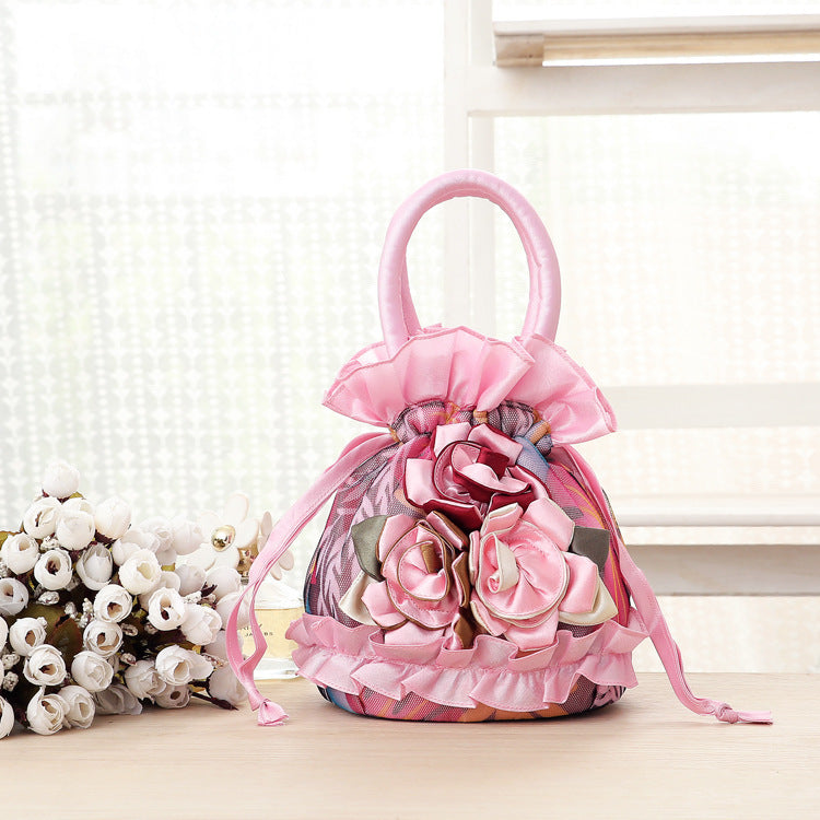 handbag dinner bag cloth bag korean version of solid color womens bag