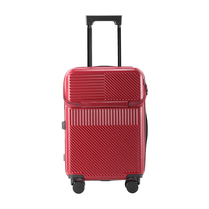 us multi functional front fastening luggage large capacity