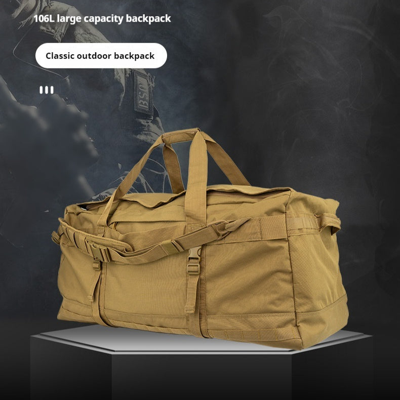 large capacity tactical camouflage double shoulder backpack