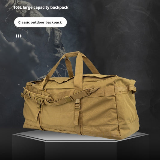 large capacity tactical camouflage double shoulder backpack