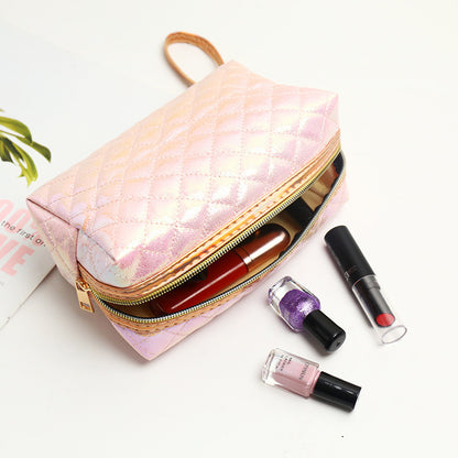 fashion laser cosmetic bag travel storage bag washing bag