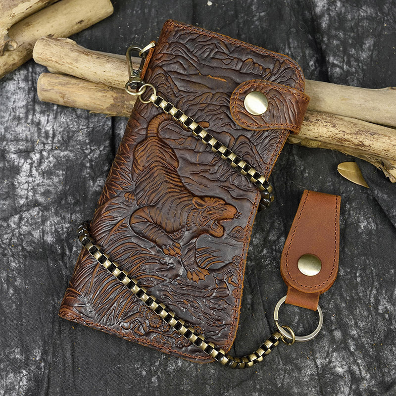 mens crazy horse leather wallet