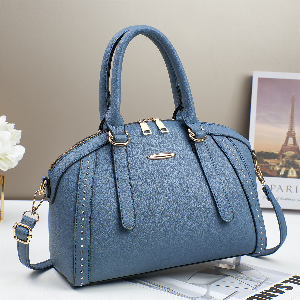 simple generous one shoulder crossbody womens bag