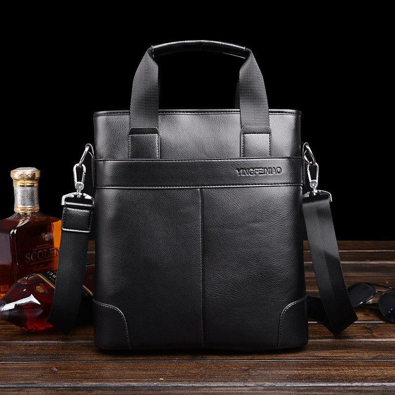 mens portable crossbody shoulder briefcase