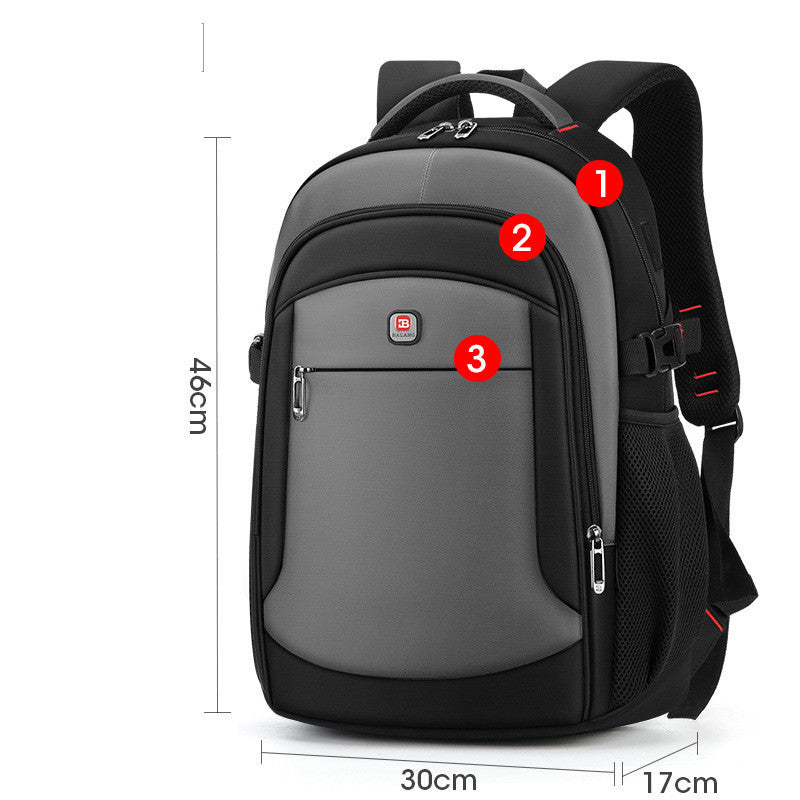 casual mens laptop bag fashion student school bag