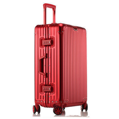 aluminum magnesium alloy luggage large capacity trolley case