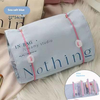 folding storage bag travel portable cosmetic bag detachable wash bags