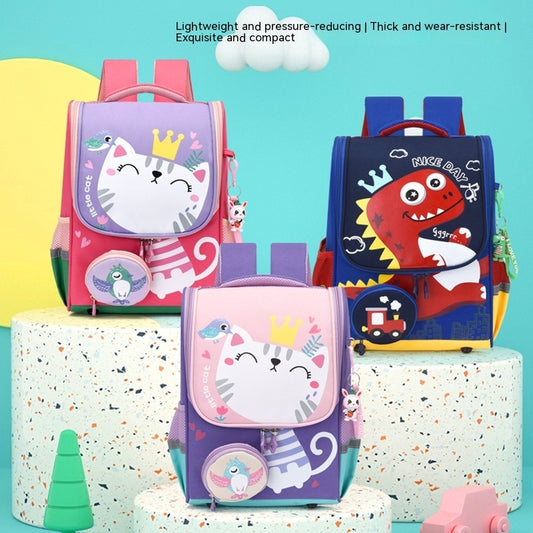 childrens schoolbag cartoon dinosaur space backpac