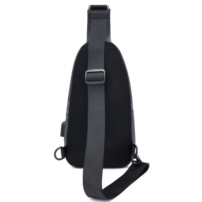 mens chest bag casual backpack sports function oblique shoulder fashion tactical single crossbody